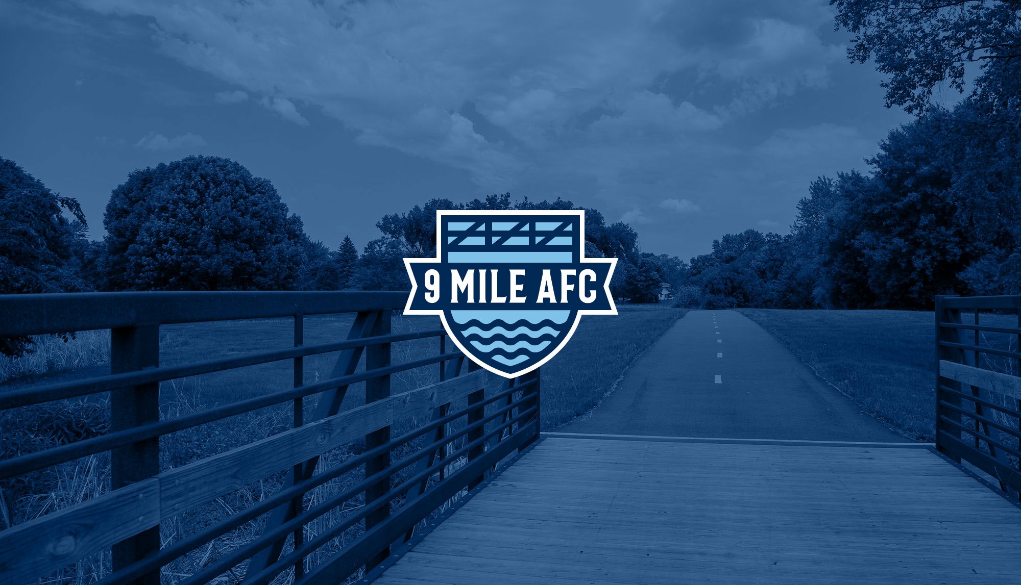 9 Mile AFC custom soccer logo design