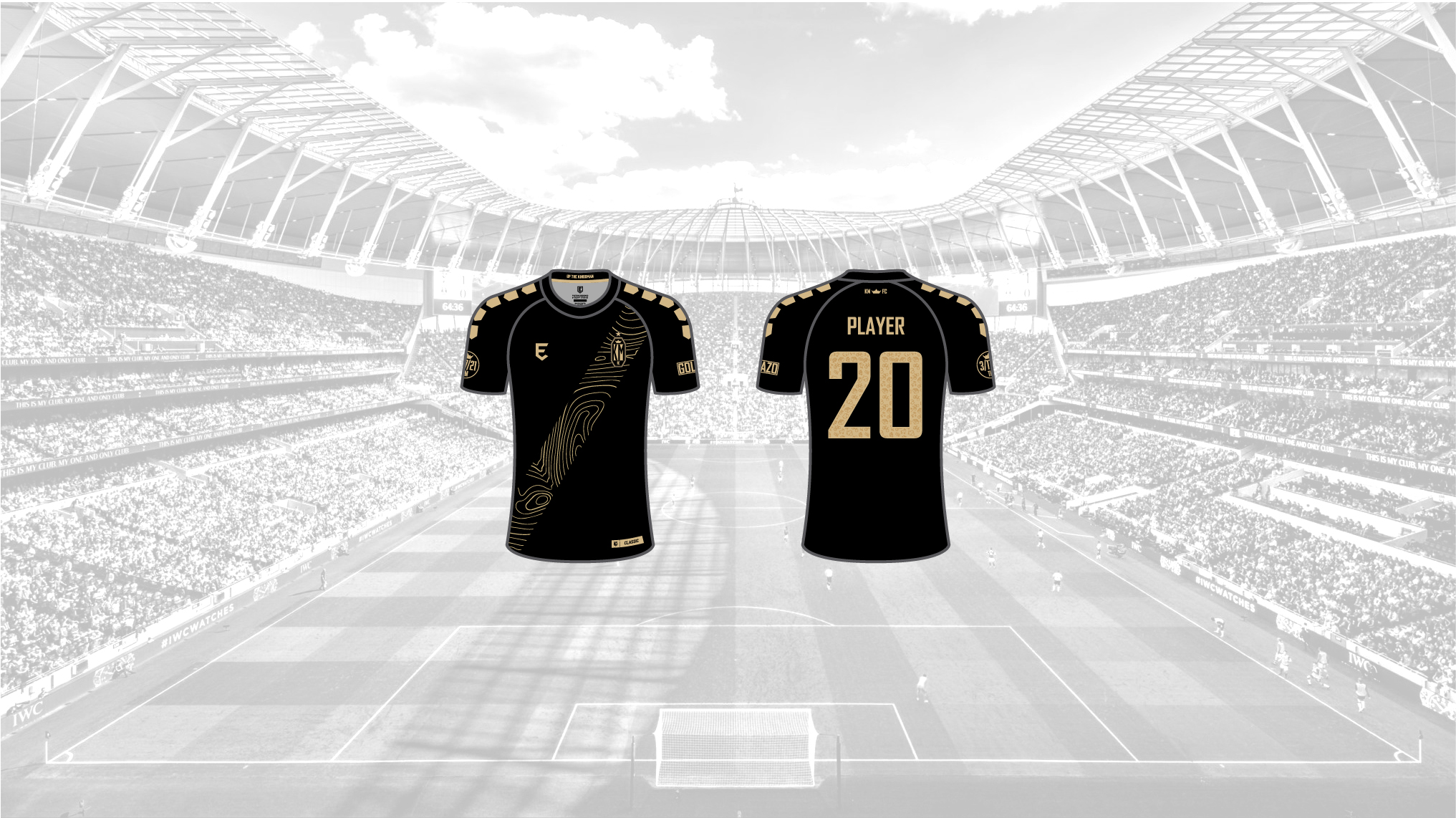 Kingsman FC custom short-sleeved soccer jersey design