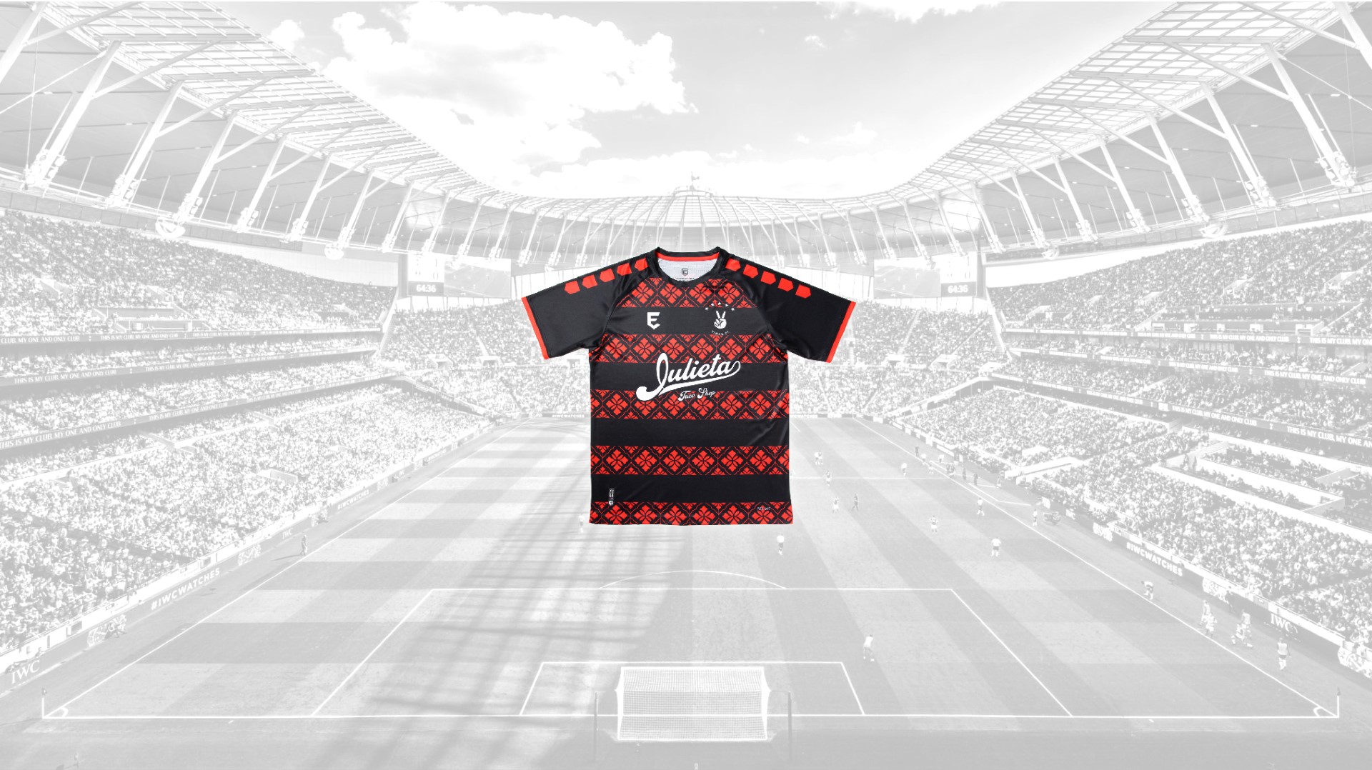 Vibes FC custom short-sleeved soccer jersey design